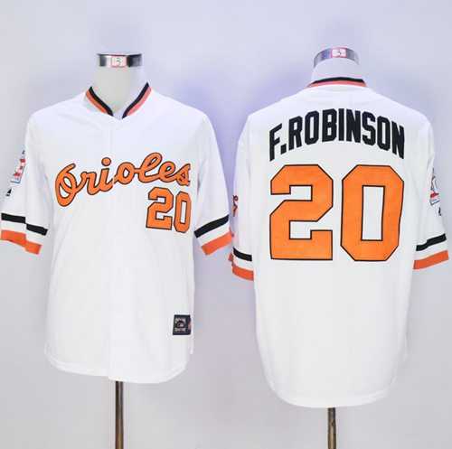 Baltimore Orioles #20 Frank Robinson Mitchell And Ness White Stitched Jersey,We sell and wholesale Baltimore Orioles #20 Frank Robinson Mitchell And Ness White Stitched Jersey on line form chian!